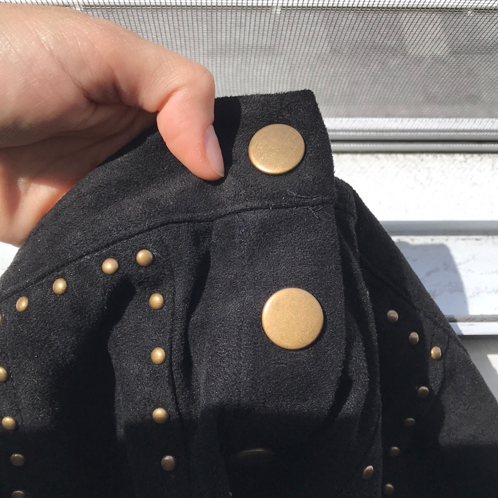 NEVER WORN Bobbles and Lace suede skirt - Picture 3 of 4